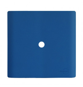 Placa 4x4 com Furo - Novara Azul Fosco
